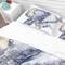 Designart 'Baby Elephant Blue Watercolor' Tropical Bedding Set - Duvet Cover & Shams